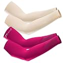 UV Protection Cooling Men and Women Arm Sleeves Compression Sun Sleeves for Men Women Youth, Sports, Cricket, Hand Gloves for men and women, Tattoo Cover-Up, UPF 50-2 Pair (Black &amp; White)