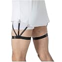 LazarsSpace Shirt Stays for Men Shirttail Holder Men's Dress Shirt Garters Keep Your Shirt Tucked In, Shirt Tucker 1 Pair