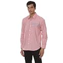 SHIRT THEORY Blue Check Cotton Full Sleeves