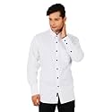 SHIRT THEORY White Cotton Full Sleeves Casual