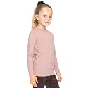 Shirts for Girls Long Sleeve Crew Neck Top, Hoodie or 3/4 Sleeve Soft Stretch Kids Lightweight Size 2-16