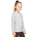 Shirts for Girls Long Sleeve Crew Neck Top, Hoodie or 3/4 Sleeve Soft Stretch Kids Lightweight Size 2-16