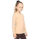 Shirts for Girls Long Sleeve Crew Neck Top, Hoodie or 3/4 Sleeve Soft Stretch Kids Lightweight Size 2-16
