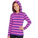Shirts for Girls Long Sleeve Crew Neck Top, Hoodie or 3/4 Sleeve Soft Stretch Kids Lightweight Size 2-16