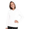 Shirts for Girls Long Sleeve Crew Neck Top, Hoodie or 3/4 Sleeve Soft Stretch Kids Lightweight Size 2-16