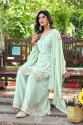 SHISHKALA Embroidered Kurta Sharara Dupatta Set