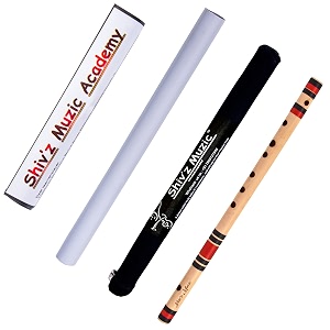 shiv39z muzic flute g sharp base premium bansuri 24 inches with written manual amp bag