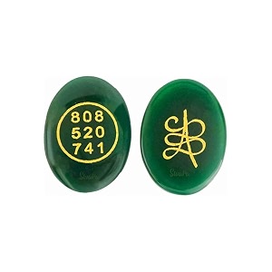 zibu coin green aventurine for financial growth and abundance attract money good luck fortune reiki healing