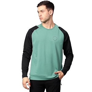 SHIV NARESH Men Cotton Crew Neck Sweatshirt
