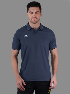 Shiv Naresh Self Design Men Polo Neck