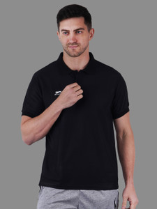 Shiv Naresh Self Design Men Polo Neck