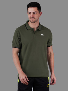 Shiv Naresh Self Design Men Polo Neck