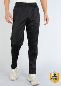 Shiv Naresh Solid Men Black Track Pants