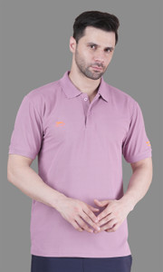 Shiv Naresh Men Solid Polo Neck Polyester