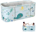 SHIV SALES SA - 1696 Collapsible Adult Bathtub | Foldable Portable Home Spa Tub for Hot & Cold Water Free-standing Bathtub