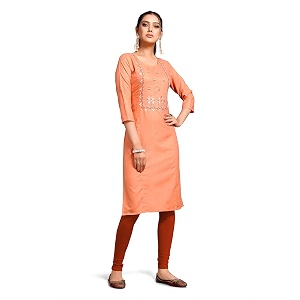 Shiv Textiles Womens Cotton Regular Fashion Kurti