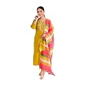 Shiv Textiles Chanderi Solid Regular Kurta Sets