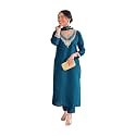Shiv Textiles Women39s Chanderi Silk Embroidered Kurta