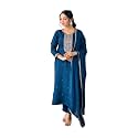 Shiv Textiles Women39s Chanderi Silk Embroidered Kurta