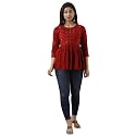 Shiva FAB Women39s Rayon Embroidered Regular Fit