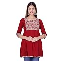 Shiva Fab Women39s Rayon Casual 34 Sleeve