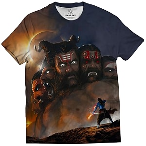 Shiva Krishna Hanuman Kali Ram and Ravana