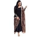 Women's Georgette Anarkali Long Gown with Dupatta Set