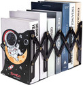 SHIVEXIM 3 Compartments Steel Book Stand