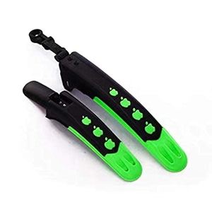 shivexim  colorful bike mud flaps cycling bicycle wings front and back mudguard full length front and rear fender green