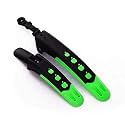 SHIVEXIM ® Colorful Bike Mud Flaps Cycling Bicycle Wings Front and Back Mudguard Full Length Front and Rear Fender (Green)