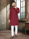 SHIVGARMENT Men Cotton Blend Kurta Pant Set