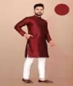 shivgarment men cotton blend kurta pyjama set