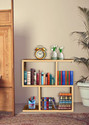 Shivi Aanaya Enterprises ST02White Engineered Wood Bedside
