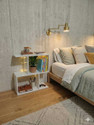 Shivi Aanaya Enterprises ST02White Engineered Wood Bedside