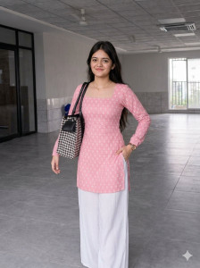 Shivifashion Women Printed Straight Kurta