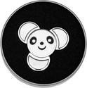 Shivsoft 3sided Panda Fidget Spinner (Silver)