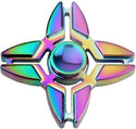 Shivsoft 4 Sided Fidget Spinner Raindow Star