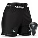 Shock Doctor Women's Core Loose Hockey Shorts with Pelvic Protector Included. for Adult Women