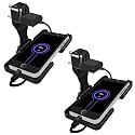Shockley Mobile Charging Stand Holder for Wall with 3 Pin Universal Plug Wall Mount Mobile Holder (Pack of 2)
