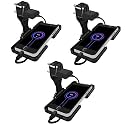 Shockley Mobile Charging Stand Holder for Wall with 3 Pin Universal Plug Wall Mount Mobile Holder (Pack of 3)