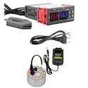 Shockley STC-3028 Dual LED Digital Thermoregulator Thermometer Hygrometer controller SHT20 Temperature Humidity Sensor Humidistat Thermostat (STC3028 + FOGGER Combo)