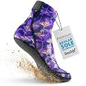 ShocSox Sand Socks for Beach Volleyball &amp; Soccer – Reinforced Sand Volleyball Socks with No-Holes Soles &amp; Maximum Protection