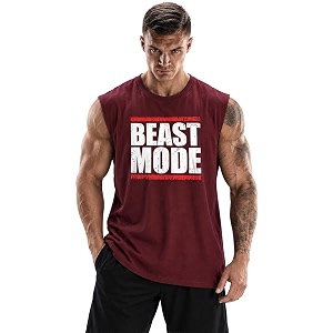 SHODOX Mens 100 Cotton Tank Tops Round