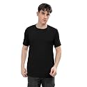 SHODOX Mens Polycotton Solid Round Neck Regular