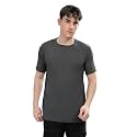 SHODOX Mens Polycotton Solid Round Neck Regular