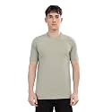 SHODOX Mens Polycotton Solid Round Neck Regular