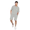 SHODOXMens Solid Relaxed Fit Tshirt and Short