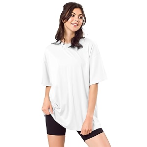 SHODOX Womens Cotton Blend Oversized Drop Shoulder