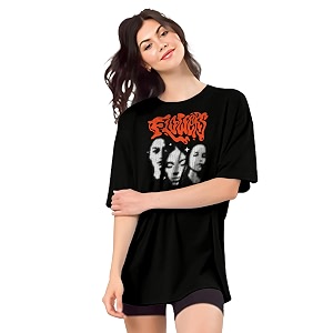 SHODOX Womens Cotton Blend Oversized Drop Shoulder
