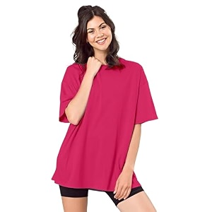 SHODOX Womens Cotton Blend Oversized Drop Shoulder